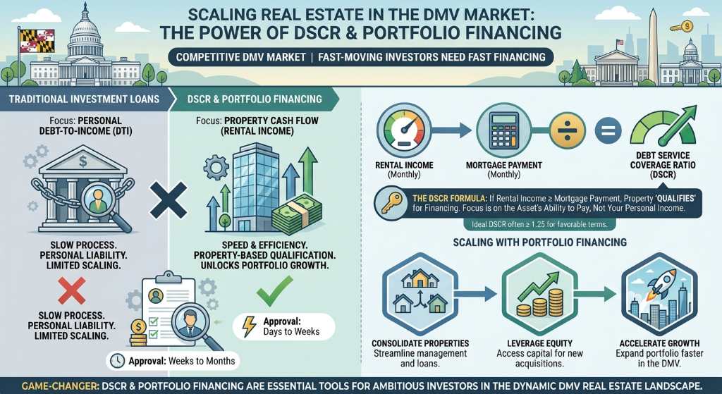DSCR Loans and Portfolio Financing for DMV Investors