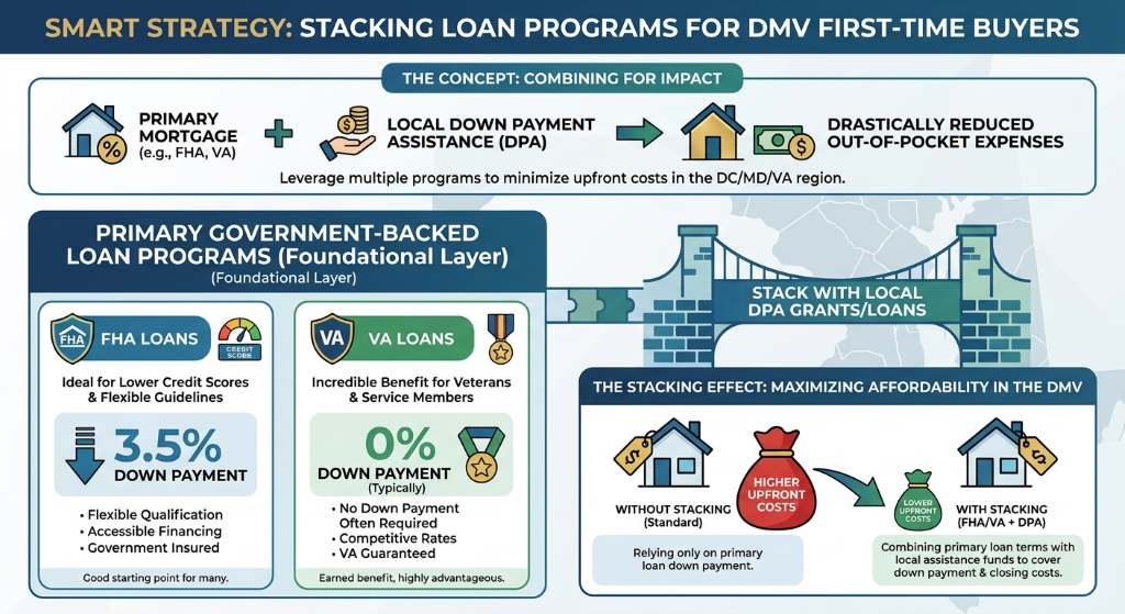Stacking Mortgage Programs and Down Payment Assistance